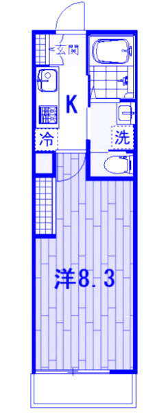 RIS参番館の間取り