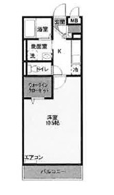 エクセレンスの間取り|間取りです。