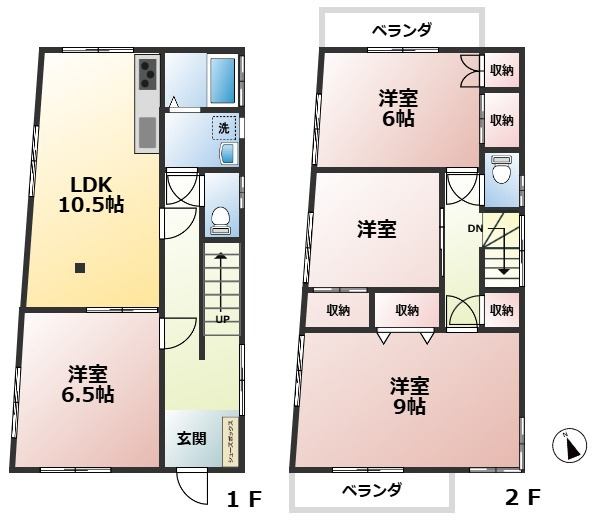 廻田町3丁目戸建の間取り