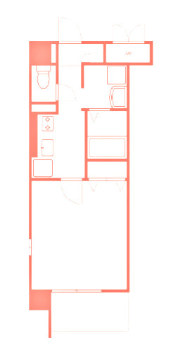藤沢市高倉の賃貸マンションの間取り