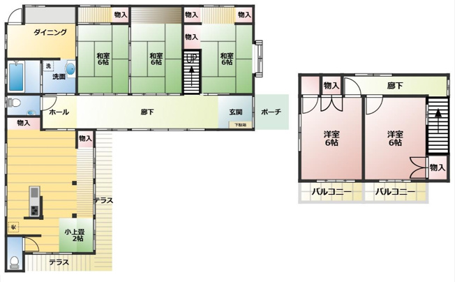 【間取り】 | 八代市郡築一番町