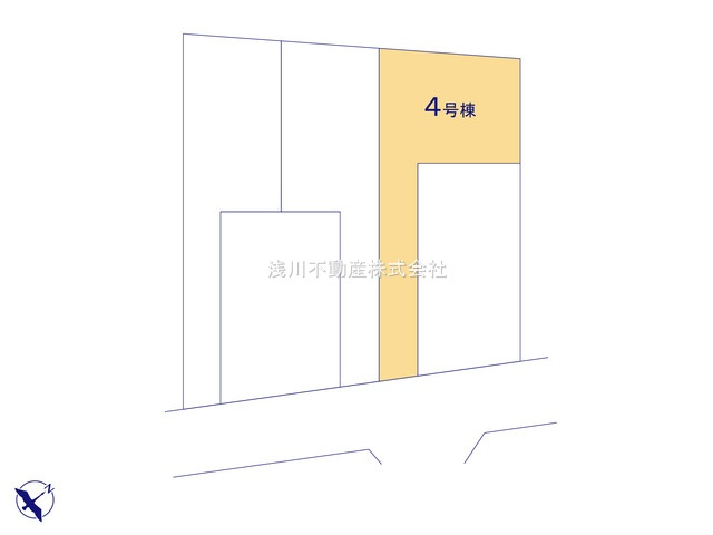 八王子市　緑町　新築一戸建ての区画図|～全5棟の新しいコミュニティが誕生～