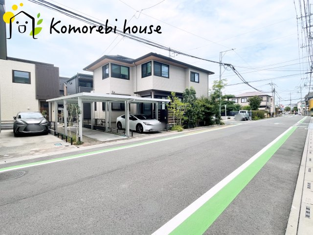 さいたま市見沼区東大宮1丁目　中古戸建の前面道路含む現地写真|前面道路含む現地写真です
