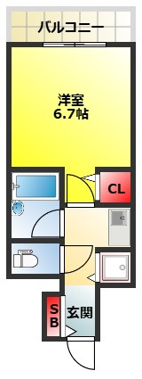 【間取り】 | コスモプラザ新大阪