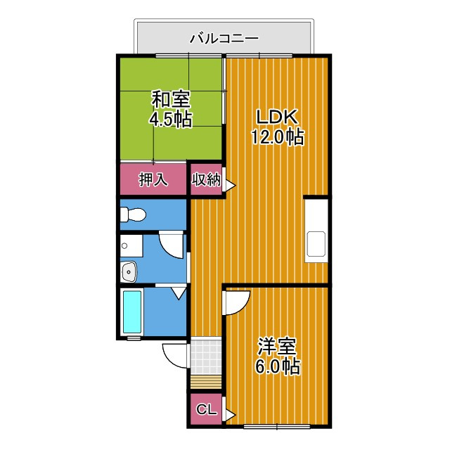 シャトードイワネ22号館の間取り