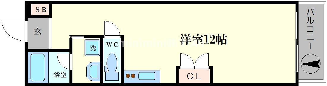 ライフデザイン江戸堀の間取り