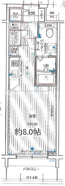 エスリード御堂筋梅田の間取り