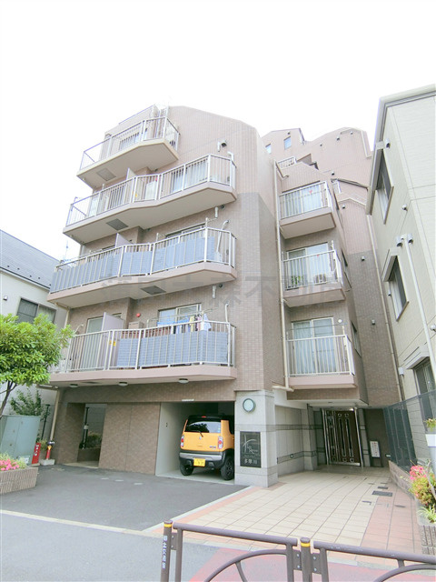 ライフレビュー多摩川の外観|2003年3月築　RC鉄筋コンクリート造地上8階建て総戸数32戸の分譲賃貸マンション　
東京都大田区矢口2丁目　