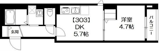 K館の間取り