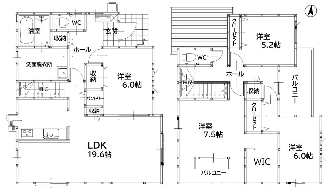飯塚市忠隈2期の間取り