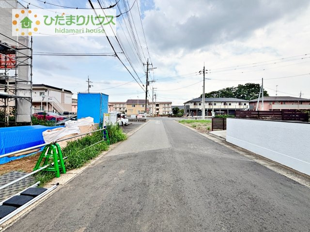 【前面道路含む現地写真】 | かすみがうら市稲吉南２丁目　新築戸建 | 7/31撮影