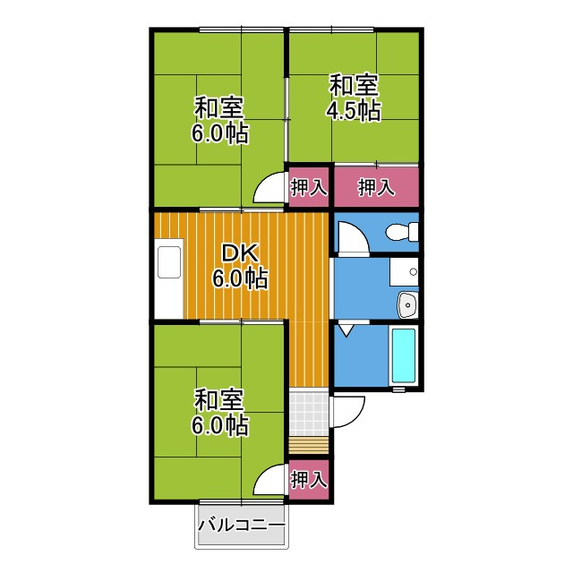 シャトードイワネN号館の間取り