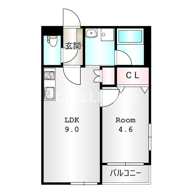 GARDEN　MIYAKOⅡの間取り|当社、チルホームのHPもご覧ください(^^)/物件情報多数♪