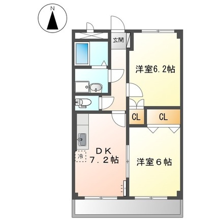 【間取り】 | サンコートＫ