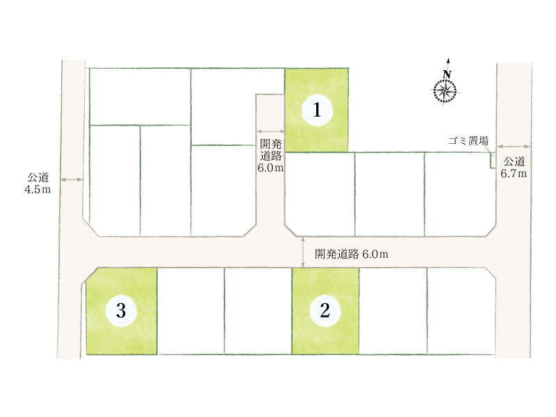 【区画図】