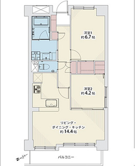 【間取り】 | 牛田ロジュマン不動院