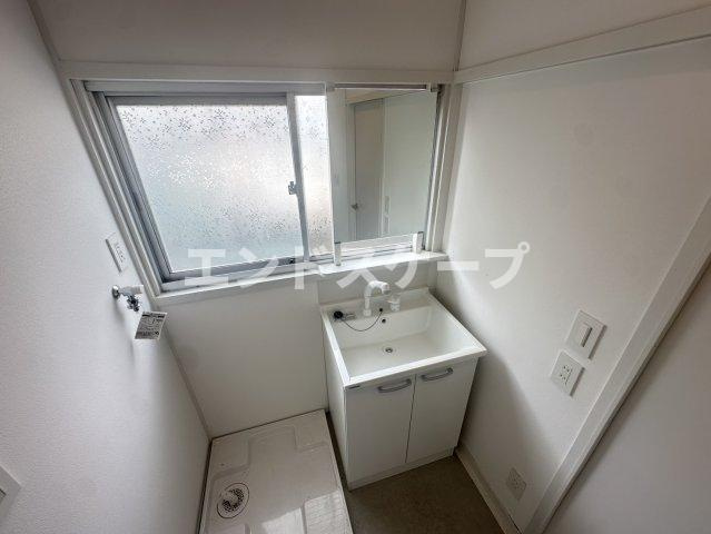稲荷新田ガーデンハウスBの洗面所|高崎、前橋のお部屋探しはエンドスケープまで！お客様の理想お聞かせ下さい♪