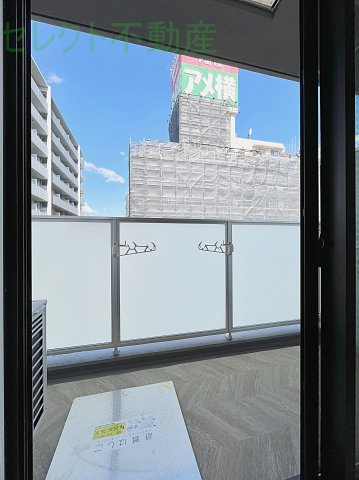 E-city大須のバルコニー
