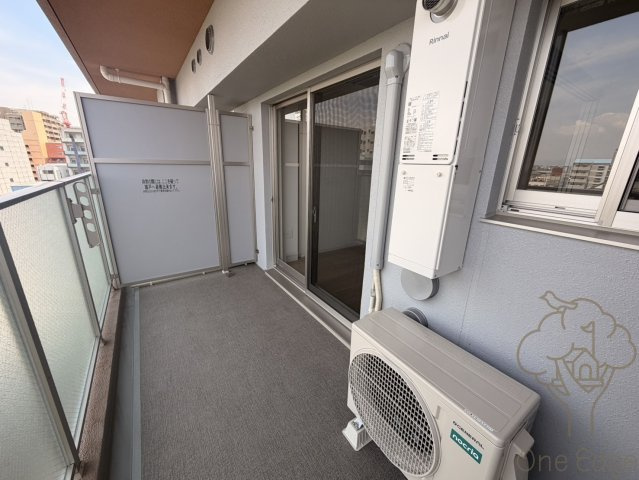 セレニテ梅田北グランデのバルコニー