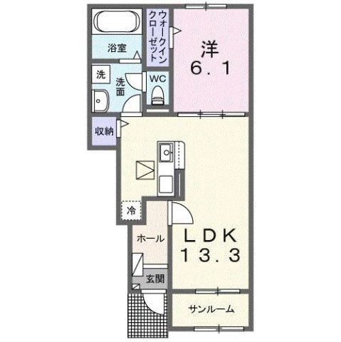 【間取り】 | フラン　メゾン　オーブ
