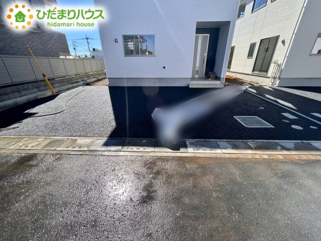 北本市二ツ家第1　新築戸建　クレイドル08の駐車場|9/14　撮影