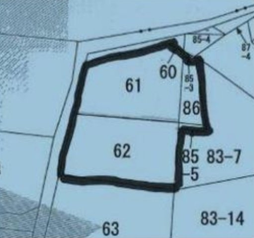 大府市東新町６丁目　売り土地の区画図