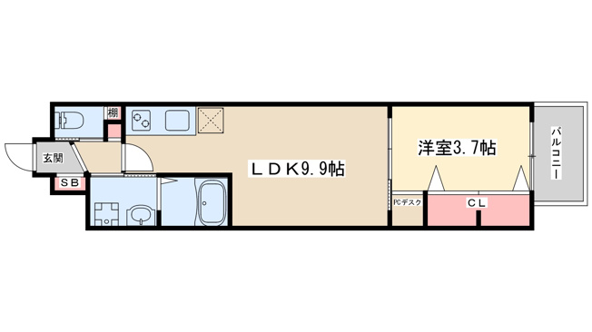 【間取り】 | スプランディッド江坂DUE