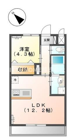 センターアイランド（ＣＥＮＴＥＲ　ＩＳＬＡＮＤ）の間取り|単身の方から同棲される方まで人気の１ＬＤＫ★