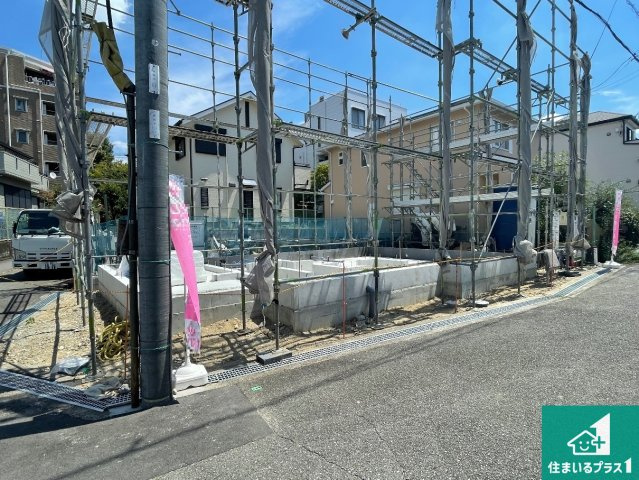 豊中市西緑丘　第1期　新築一戸建ての外観|現在建築中！落ち着いた街並みで新生活を始めることが出来そう！周辺の物件も併せてご紹介させて頂きます！
