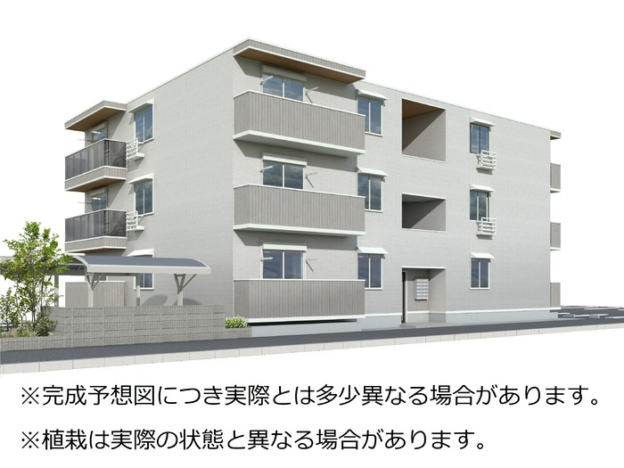 レジデンスクオーツ西町の外観パース