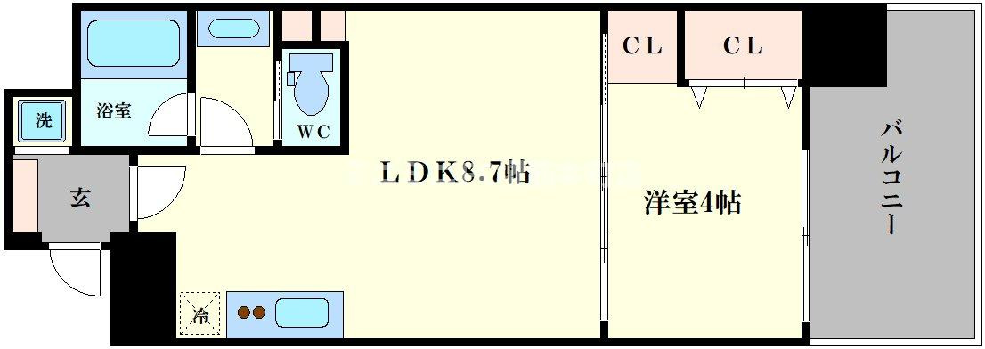 ブエナビスタ上町の間取り