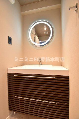 ブエナビスタ上町の洗面所