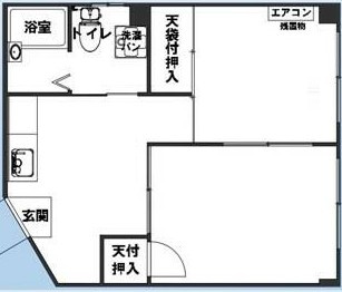 【間取り】 | 立花ハイツ | 間取りです。