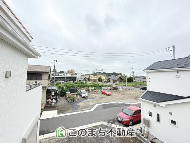 いろどりアイタウン矢板市鹿島町の展望|バルコニーからの眺めです♪