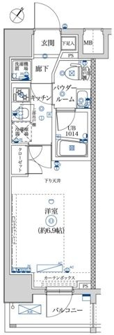 フェルクルールプレスト横浜弘明寺の間取り