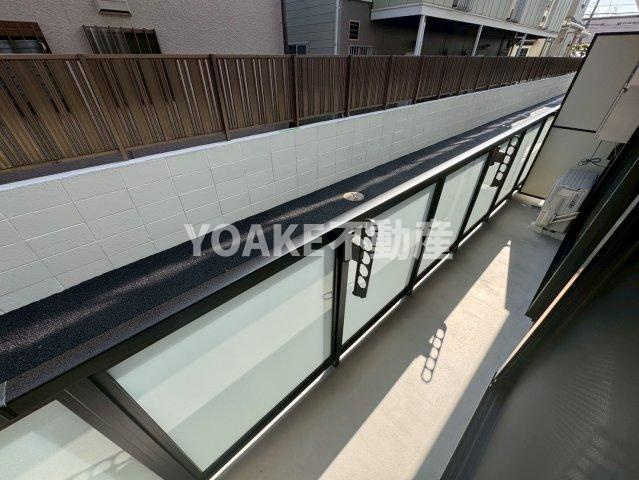 さくら十番館のバルコニー