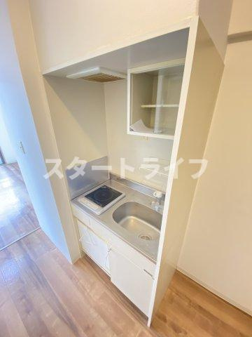 大阪市淀川区西中島４丁目の賃貸マンションのキッチン