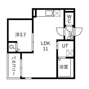 Jack shimmachiⅠの間取り