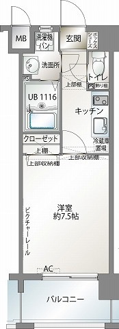【間取り】 | エンクレスト天神東Ⅲ