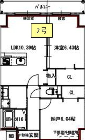 クローバー・グランツ新金岡の間取り