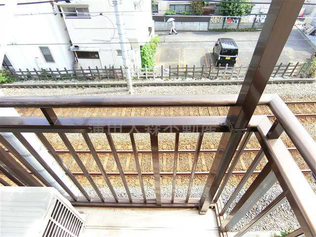 イーグル蒲田のバルコニー