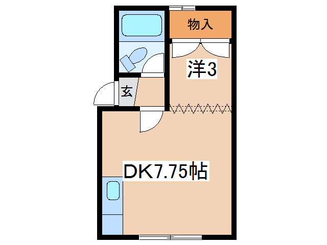 パークサイドＡの間取り