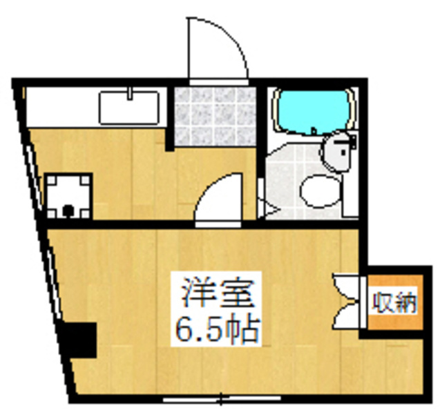 サンコーポⅡの間取り|1Kのお部屋です！