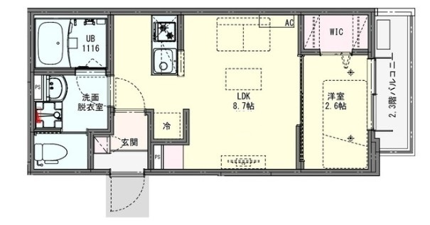 ＫＥＩＡＩ　ＲＥＳＩＤＥＮＣＥ　北戸田Ⅱの間取り