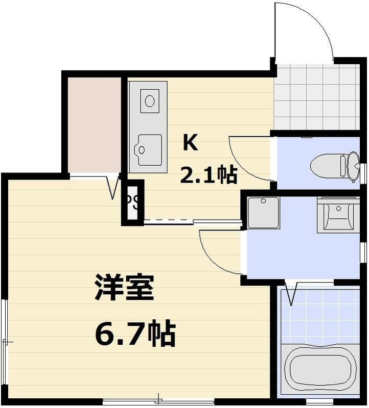 ラフィーネ若宮の間取り
