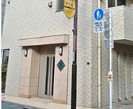 板橋区本町の賃貸マンションのエントランス