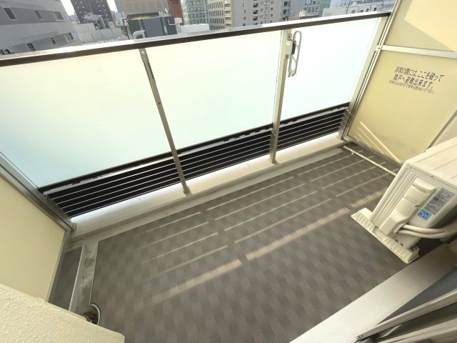 スプランディッド淀屋橋DUEのバルコニー