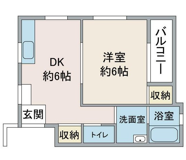 ヤングリーフ桜の間取り