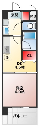 【間取り】 | クレール三国ヶ丘