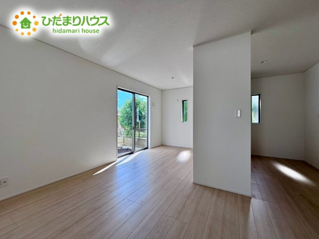 北本市二ツ家第1　新築戸建　クレイドル09の居間・リビング|LDK：15.2帖